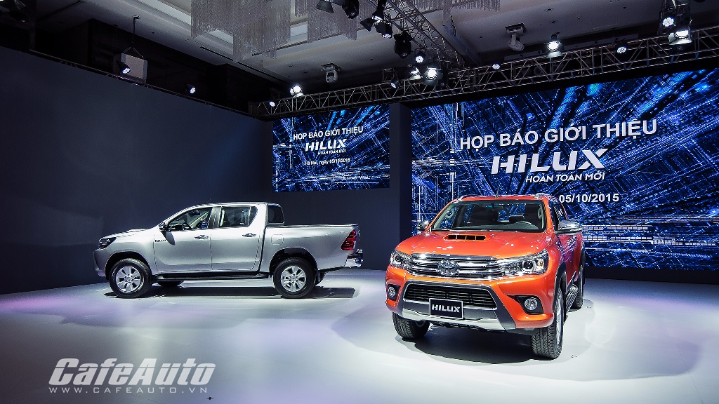 Giá từ 693 triệu đồng, Toyota Hilux 2016 chính thức ra mắt thị trường Việt