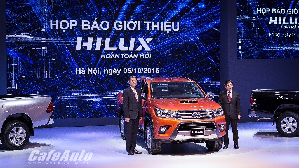 Giá từ 693 triệu đồng, Toyota Hilux 2016 chính thức ra mắt thị trường Việt