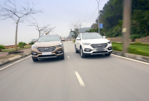 Tìm kiếm 5 điểm mới trên Hyundai SantaFe 2016